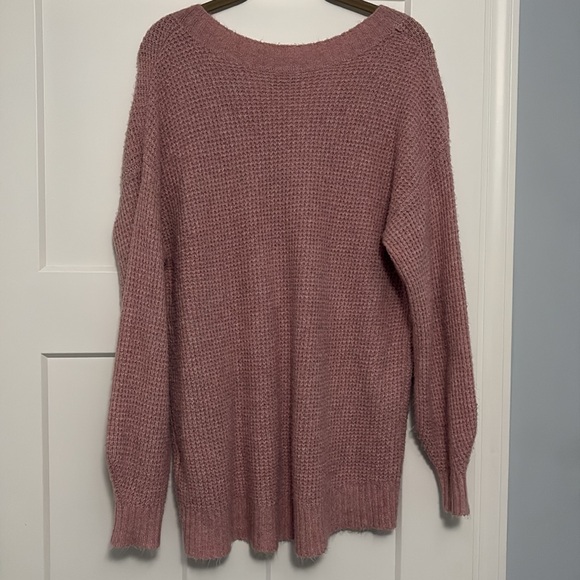 Women's light pink knit sweater size: XS - Picture 6 of 6